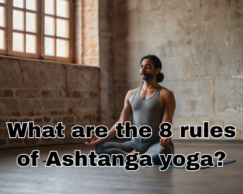 woman doing ashtanga yoga in a studio
